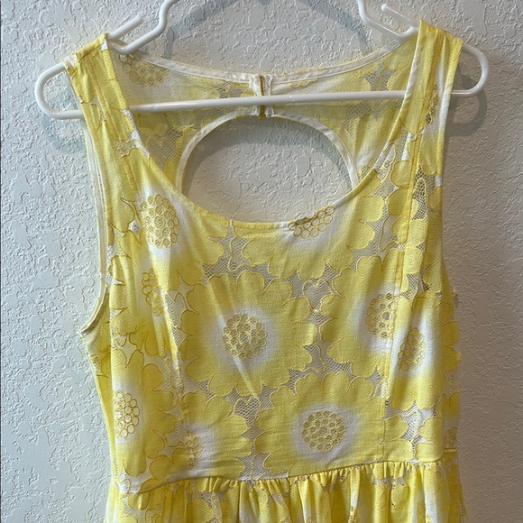 Plenty by Tracy Reese Yellow Floral Lace Dress - Picture 2 of 12